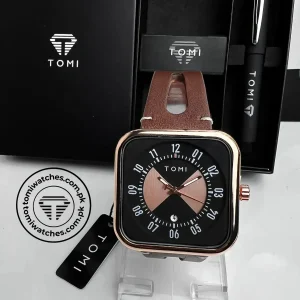 TOMI T-094 Luxury Watch with Pen Gift Set