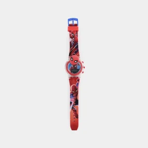 Boys Light-Up Spinner Analog Wrist Watch