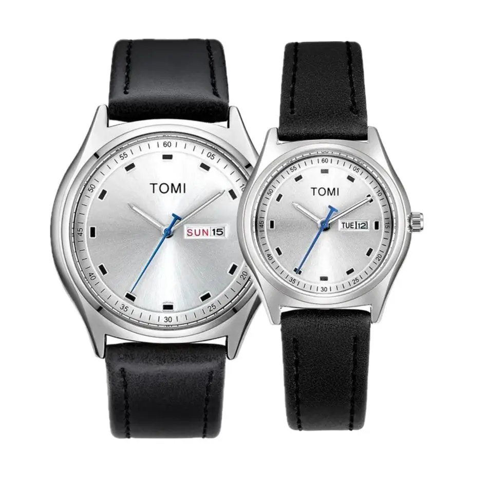 TOMI T-030 Couple Casual Watch T-030 (Pack Of 2)