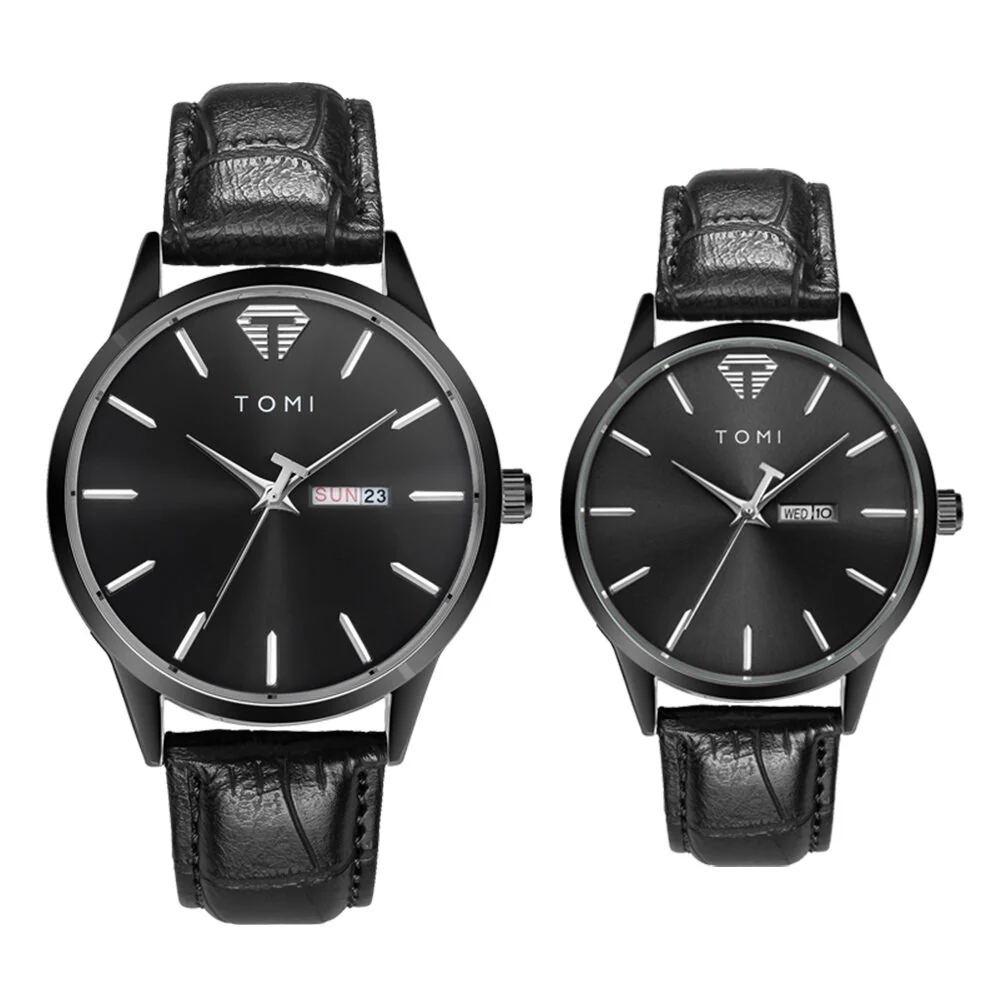 TOMI T-045 Casual Couple Watch