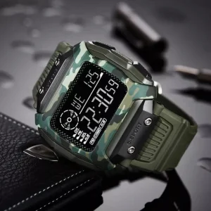 TOMI T-218 Digital Sports Watch with Square Dial