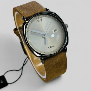 TOMI T-044 Men's Watch Leather Strap